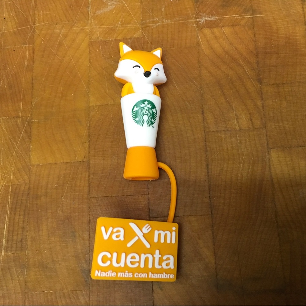 Starbucks Fox Straw Topper